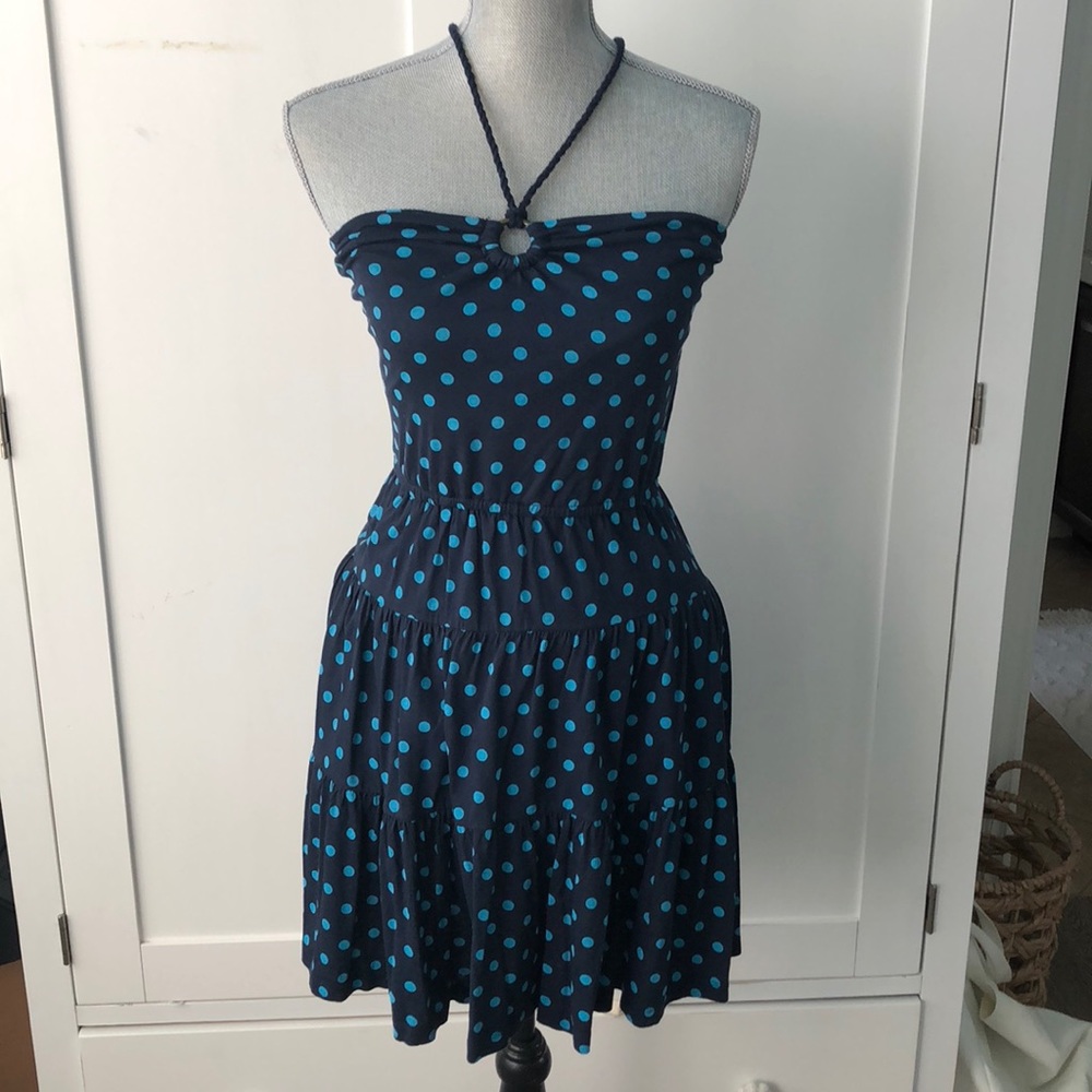 Juicy Couture Blue Polka dot dress
